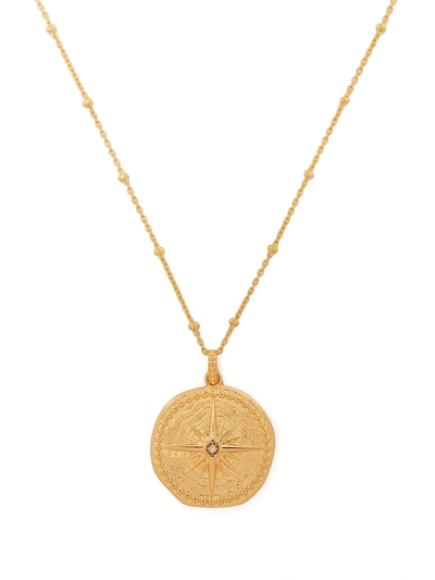 Shop Dower & Hall True North Gold-plated Necklace