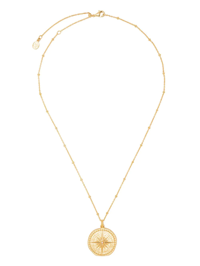 Dower & Hall True North Gold-plated Necklace In Gold