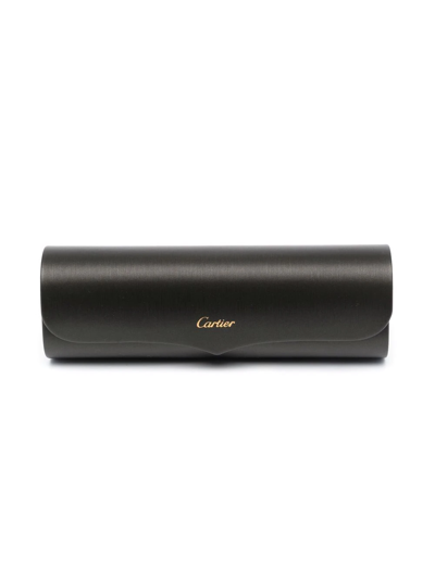 Cartier Square-frame Sunglasses In Gold