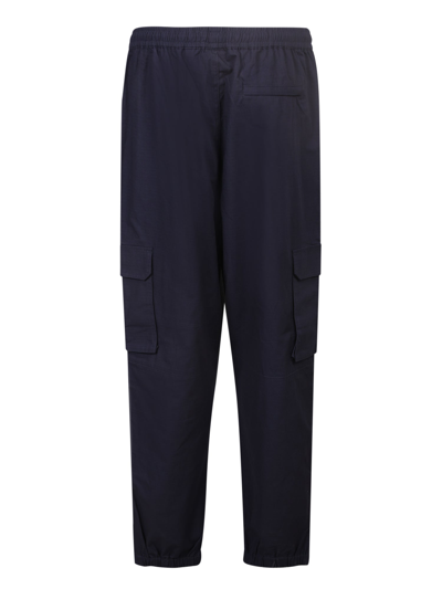 Shop Daily Paper Cargo Pockets Trousers In Blue