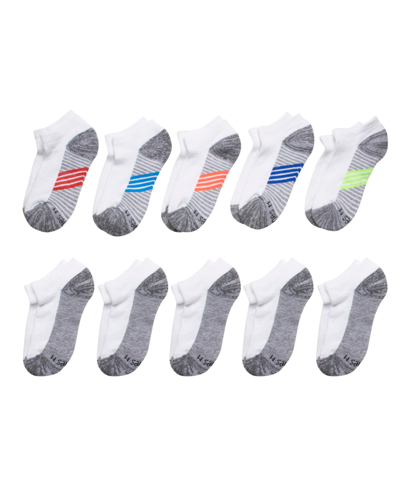 Shop Hanes Big Boys Ultimate No Show Socks, Pack Of 10 In White