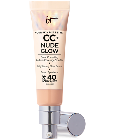 Shop It Cosmetics Cc+ Nude Glow Lightweight Foundation + Glow Serum Spf 40 In Neutral Medium