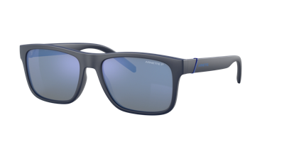 Shop Arnette Man Sunglasses An4298 Bandra In Dark Grey Mirror Water Polarized