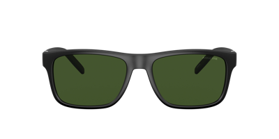 Shop Arnette Man Sunglass An4298 Bandra In Dark Green