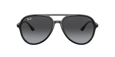 Ray Ban Unisex Low Bridge Fit Sunglasses, Rb4376f 57 In Grau Verlaufstönung