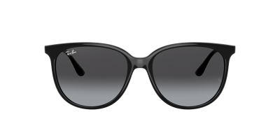 Ray Ban Rb4378 Sunglasses Black Frame Grey Lenses 54-16 In Grau Verlaufstönung