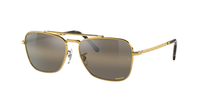 Shop Ray Ban Ray In Polar Clear Gradient Dark Brown