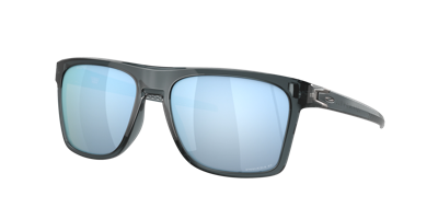 Shop Oakley Man Sunglass Oo9100 Leffingwell In Prizm Deep Water Polarized