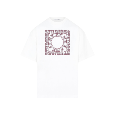 Shop Acne Studios Cotton T-shirt Tshirt In White