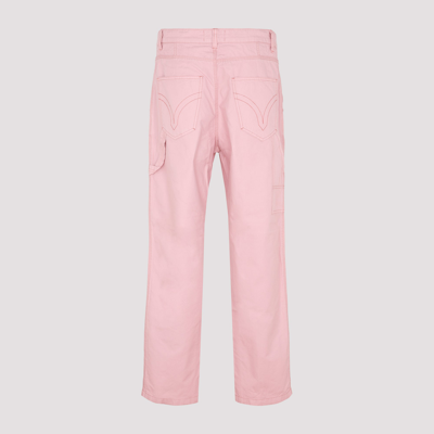 Shop Ami Alexandre Mattiussi Worker Fit Pants In Pink &amp; Purple