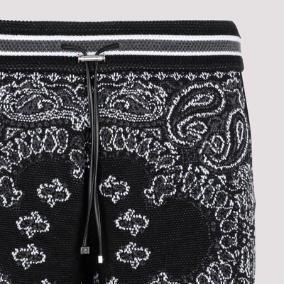 Shop Amiri Bandana Shorts Pants In Black