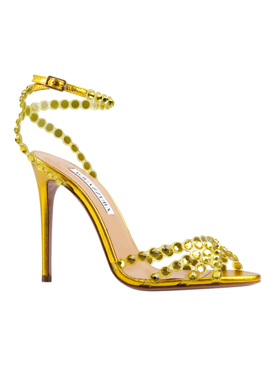 AQUAZZURA AQUAZZURA TEQUILA PLEXI SANDAL 105 SHOES 
