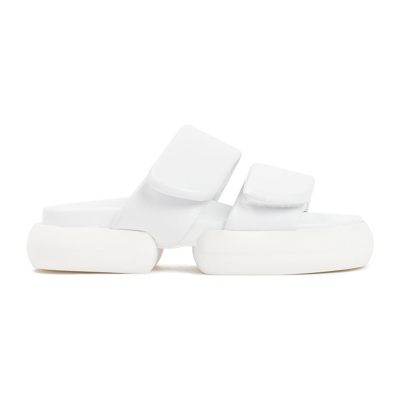 Shop Dries Van Noten Leather Sandals Shoes In White