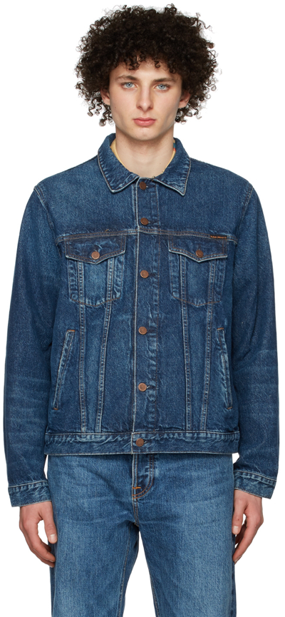 Nudie Jeans Blue Robby Denim Jacket | ModeSens