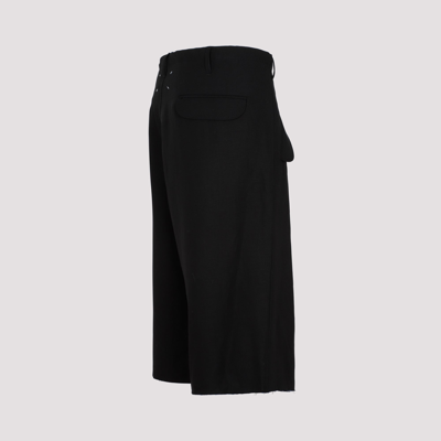Shop Maison Margiela Viscose Shorts Pants In Black