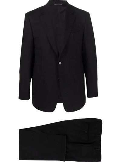 Shop Canali Tailored Single-breasted Suit In Schwarz