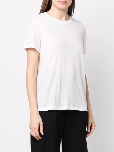 Shop Tom Ford Short-sleeve Cotton T-shirt In Weiss