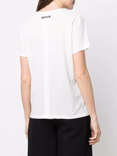 Shop Tom Ford Short-sleeve Cotton T-shirt In Weiss