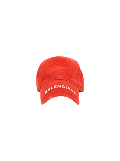 Balenciaga Hat In Red ModeSens