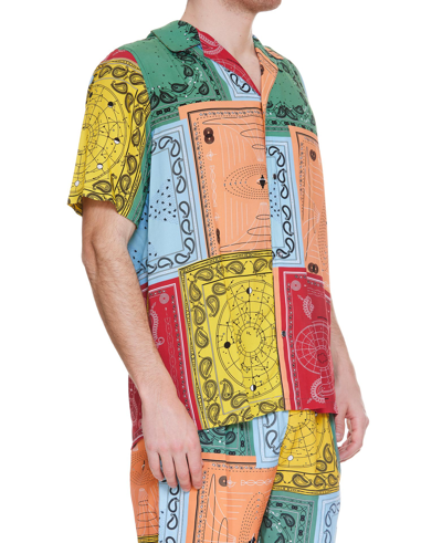 Shop Marcelo Burlon County Of Milan Bandana Shirt In Multicolor