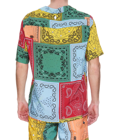 Shop Marcelo Burlon County Of Milan Bandana Shirt In Multicolor