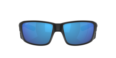 Shop Costa Man Sunglasses 6s9105 Tuna Alley Pro In Blue Mirror