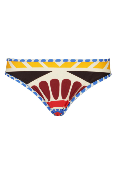 Shop La Doublej Bikini Bottom In Rosso Celeste