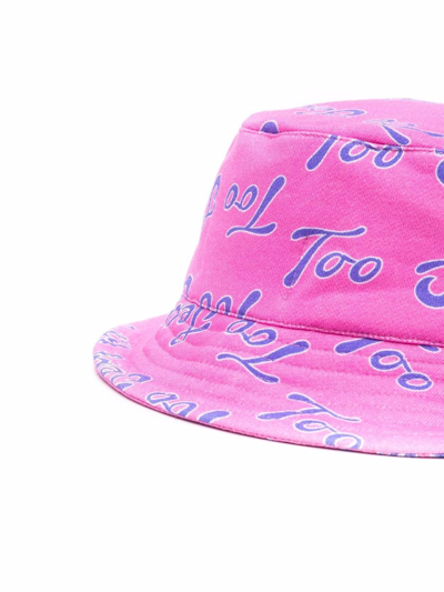 Shop Natasha Zinko 'too Sexy' Bucket Hat In Rosa