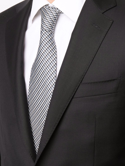 Canali Tailored Single-breasted Suit In Schwarz