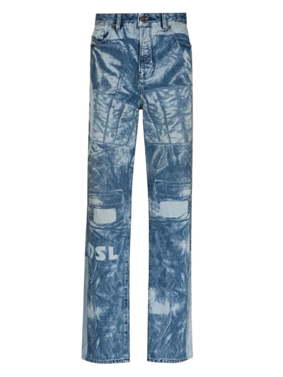 Diesel Man - Medium Blue 1955 007b8 Straight Jeans | ModeSens