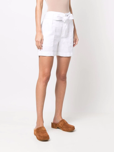 Shop Lauren Ralph Lauren Daviana Tied Shorts In White