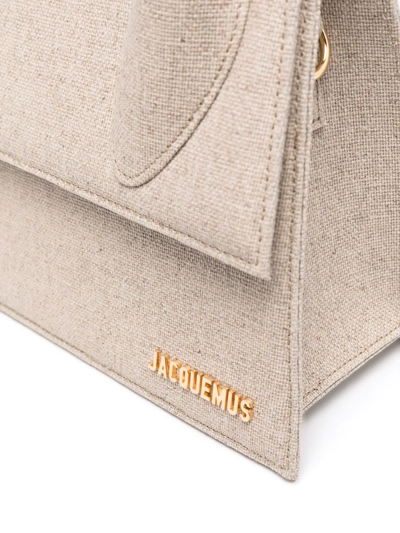 Shop Jacquemus Le Grand Chiquito Tote Bag In Neutrals