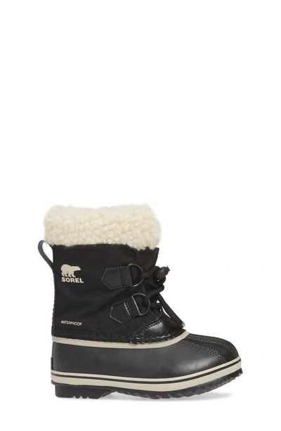 Shop Sorel Yoot Pac Waterproof Snow Boot In Black Multi