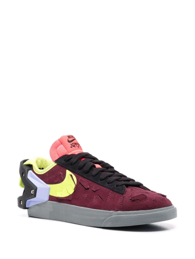 Shop Nike X Acronym Blazer Low-top Sneakers In Red