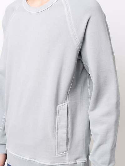 Shop Ten C Crew-neck Sweatshirt In Grey