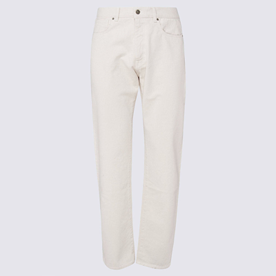 Shop 424 White Cotton Trousers