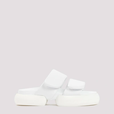 Shop Dries Van Noten Leather Sandals In Color:  White