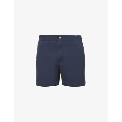 Shop Polo Ralph Lauren Mens Dark Blue Prepster Classic-fit Stretch-cotton Shorts, Size: Xxl