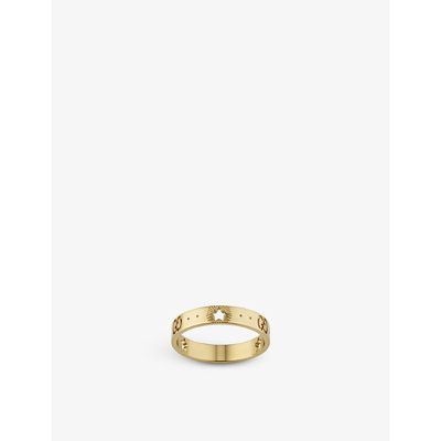 Shop Gucci Icon 18ct Yellow-gold Ring