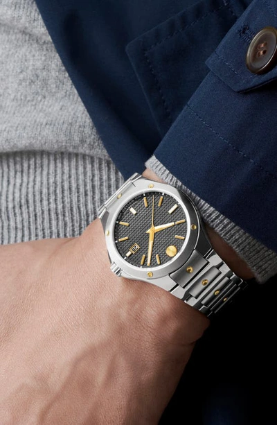 Shop Movado S.e. Automatic Bracelet Watch, 41mm In Grey