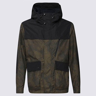 Shop Woolrich Army Green Ttek Windbreaker