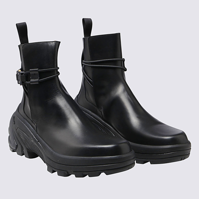 Shop Alyx Black Leather Chelsea Boots