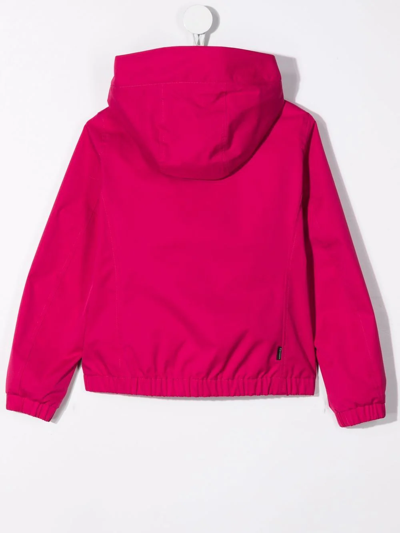 Shop Woolrich Ryker Hooded Jacket In Pink