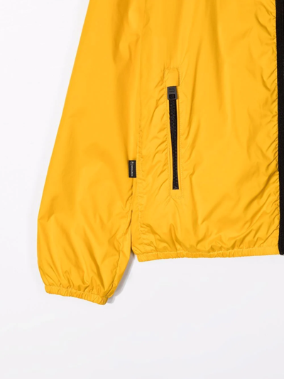 Shop Woolrich Ryker Hooded Jacket In Yellow