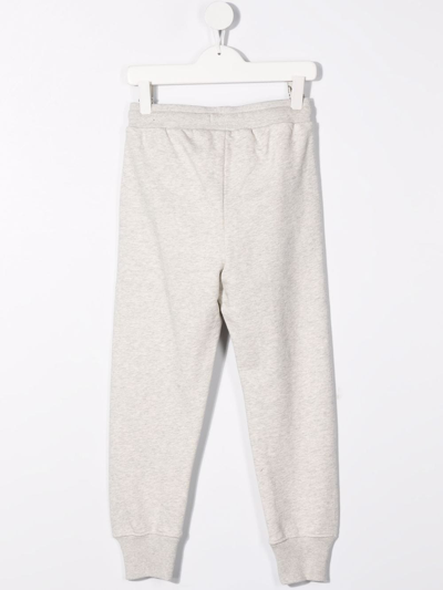 Shop Woolrich Drawstring-waist Organic-cotton Track Pants In Grey
