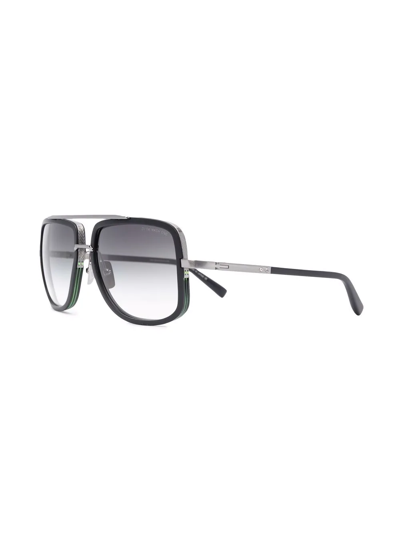 Dita Eyewear Square-frame Sunglasses In Silver