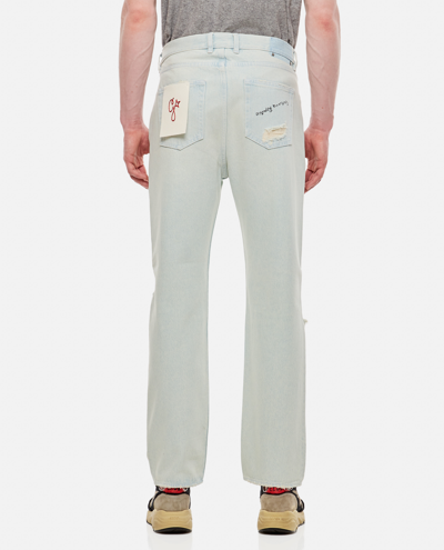 Shop Golden Goose &#039golden Skate&#039 Denim Jeans In Red