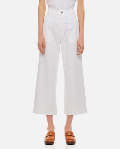Shop Fay New Workwear Pant In White