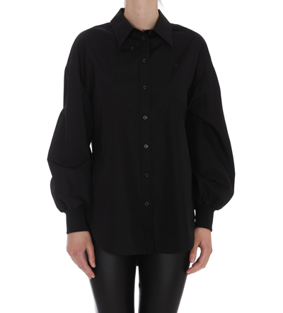 Shop Alexander Mcqueen Cocoon Shirt In Black