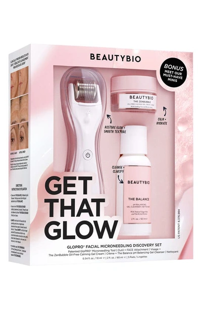 Shop Beautybio Get That Glow Glopro® Facial Microneedling Discovery Set Usd $233 Value